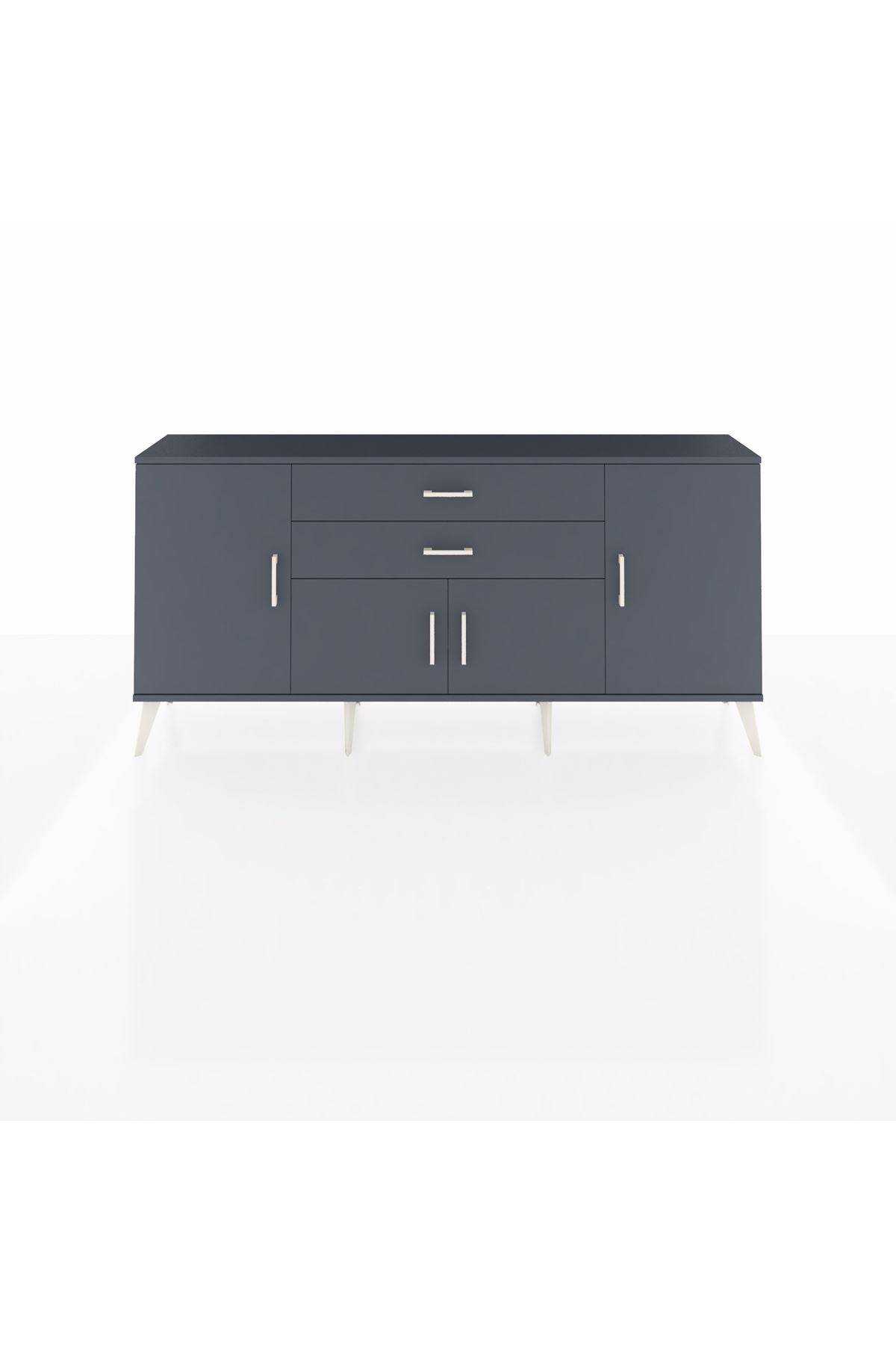 Arges Konsol 3 Raflı 2 Çekmeceli 4 Kapaklı 176x30x83 - S148M002V17A