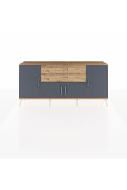 Arges Konsol 3 Raflı 2 Çekmeceli 4 Kapaklı 176x30x83 - S148M002V27A