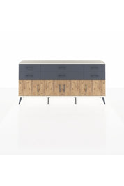 Arges Konsol 2 Raflı 6 Çekmeceli 4 Kapaklı 176x30x83 - S148M003V02A