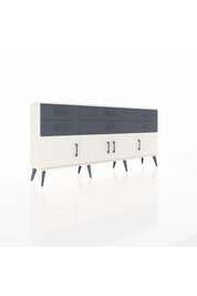 Arges Konsol 2 Raflı 6 Çekmeceli 4 Kapaklı 176x30x83 - S148M003V05A