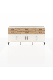 Arges Konsol 2 Raflı 6 Çekmeceli 4 Kapaklı 176x30x83 - S148M003V06A