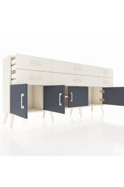 Arges Konsol 2 Raflı 6 Çekmeceli 4 Kapaklı 176x30x83 - S148M003V07A