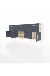 Arges Konsol 2 Raflı 6 Çekmeceli 4 Kapaklı 176x30x83 - S148M003V08A