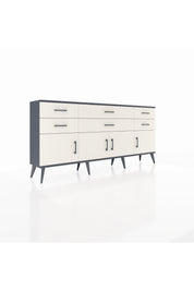 Arges Konsol 2 Raflı 6 Çekmeceli 4 Kapaklı 176x30x83 - S148M003V13A