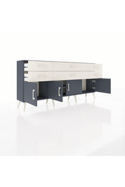 Arges Konsol 2 Raflı 6 Çekmeceli 4 Kapaklı 176x30x83 - S148M003V16A
