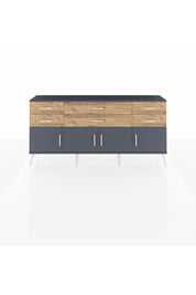Arges Konsol 2 Raflı 6 Çekmeceli 4 Kapaklı 176x30x83 - S148M003V18A
