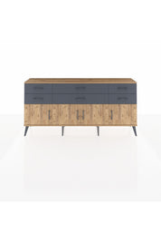 Arges Konsol 2 Raflı 6 Çekmeceli 4 Kapaklı 176x30x83 - S148M003V20A