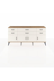 Arges Konsol 2 Raflı 6 Çekmeceli 4 Kapaklı 176x30x83 - S148M003V22A