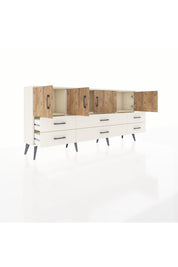 Arges Konsol 3 Raflı 6 Çekmeceli 4 Kapaklı 176x30x83 - S148M004V01A