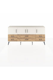 Arges Konsol 3 Raflı 6 Çekmeceli 4 Kapaklı 176x30x83 - S148M004V06A