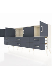 Arges Konsol 3 Raflı 6 Çekmeceli 4 Kapaklı 176x30x83 - S148M004V08A