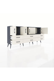 Arges Konsol 3 Raflı 6 Çekmeceli 4 Kapaklı 176x30x83 - S148M004V13A