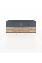 Arges Konsol 3 Raflı 6 Çekmeceli 4 Kapaklı 176x30x83 - S148M004V18A