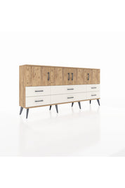 Arges Konsol 3 Raflı 6 Çekmeceli 4 Kapaklı 176x30x83 - S148M004V19A