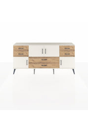 Arges Konsol Tek Raflı 6 Çekmeceli 4 Kapaklı 176x30x83 - S148M005V06A