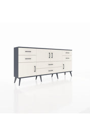 Arges Konsol Tek Raflı 6 Çekmeceli 4 Kapaklı 176x30x83 - S148M005V13A