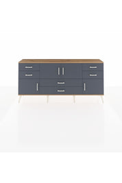 Arges Konsol Tek Raflı 6 Çekmeceli 4 Kapaklı 176x30x83 - S148M005V26A