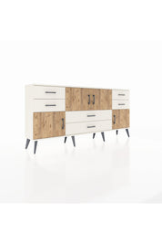 Arges Konsol 3 Raflı 6 Çekmeceli 4 Kapaklı 176x30x83 - S148M006V01A
