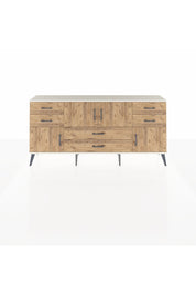 Arges Konsol 3 Raflı 6 Çekmeceli 4 Kapaklı 176x30x83 - S148M006V03A