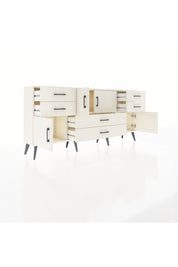 Arges Konsol 3 Raflı 6 Çekmeceli 4 Kapaklı 176x30x83 - S148M006V04A
