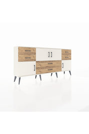 Arges Konsol 3 Raflı 6 Çekmeceli 4 Kapaklı 176x30x83 - S148M006V06A