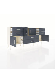 Arges Konsol 3 Raflı 6 Çekmeceli 4 Kapaklı 176x30x83 - S148M006V08A