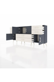 Arges Konsol 3 Raflı 6 Çekmeceli 4 Kapaklı 176x30x83 - S148M006V16A