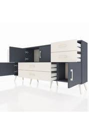 Arges Konsol 3 Raflı 6 Çekmeceli 4 Kapaklı 176x30x83 - S148M006V16A