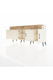 Arges Konsol 3 Raflı 3 Çekmeceli 4 Kapaklı 176x30x83 - S148M008V06A