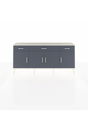 Arges Konsol 3 Raflı 3 Çekmeceli 4 Kapaklı 176x30x83 - S148M008V08A