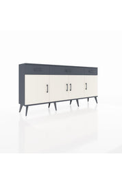 Arges Konsol 3 Raflı 3 Çekmeceli 4 Kapaklı 176x30x83 - S148M008V14A