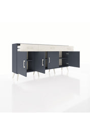 Arges Konsol 3 Raflı 3 Çekmeceli 4 Kapaklı 176x30x83 - S148M008V16A