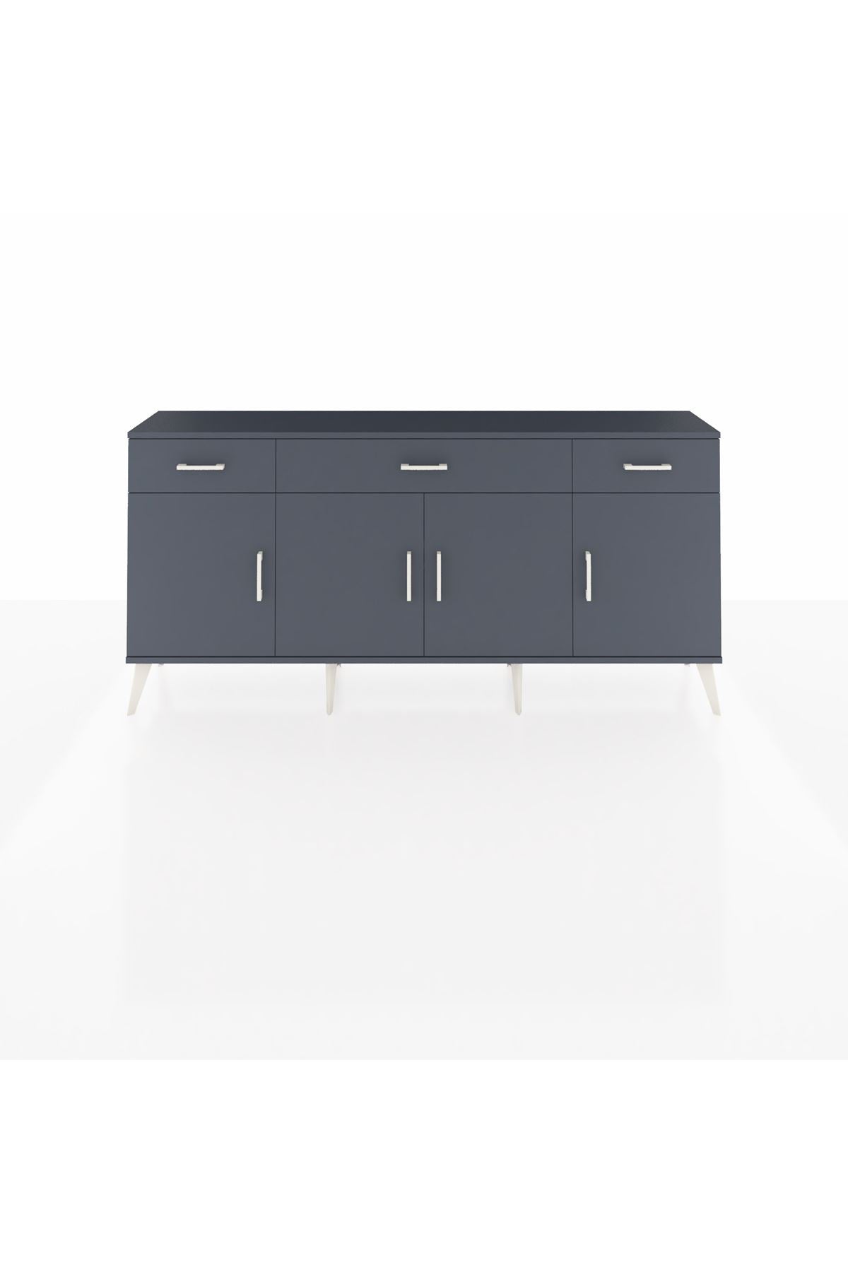 Arges Konsol 3 Raflı 3 Çekmeceli 4 Kapaklı 176x30x83 - S148M008V17A