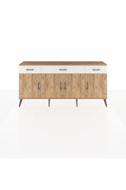Arges Konsol 3 Raflı 3 Çekmeceli 4 Kapaklı 176x30x83 - S148M008V19A