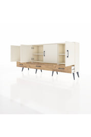 Arges Konsol 6 Raflı 3 Çekmeceli 4 Kapaklı 176x30x83 - S148M009V06A