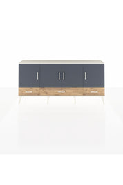 Arges Konsol 6 Raflı 3 Çekmeceli 4 Kapaklı 176x30x83 - S148M009V09A