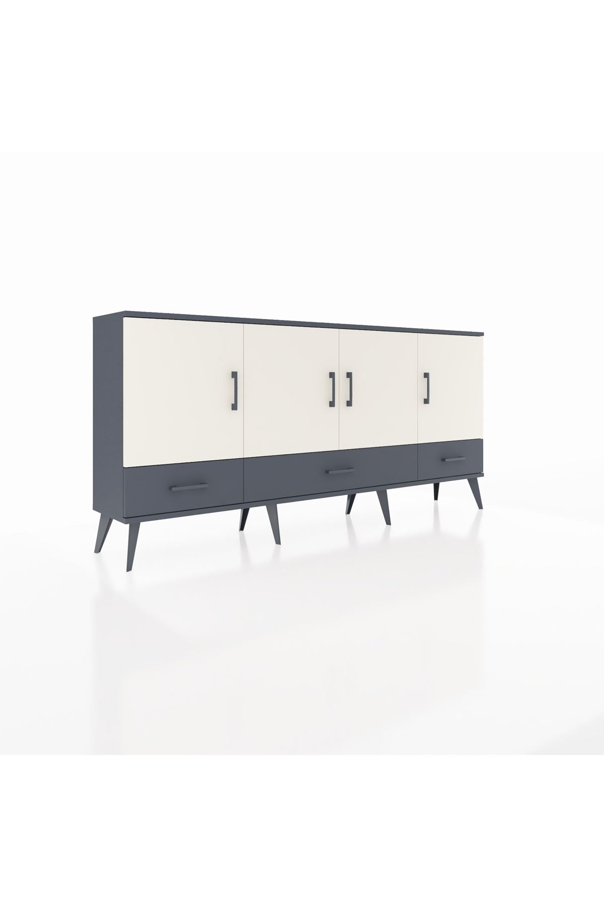 Arges Konsol 6 Raflı 3 Çekmeceli 4 Kapaklı 176x30x83 - S148M009V14A