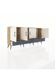 Arges Konsol 6 Raflı 3 Çekmeceli 4 Kapaklı 176x30x83 - S148M009V23A