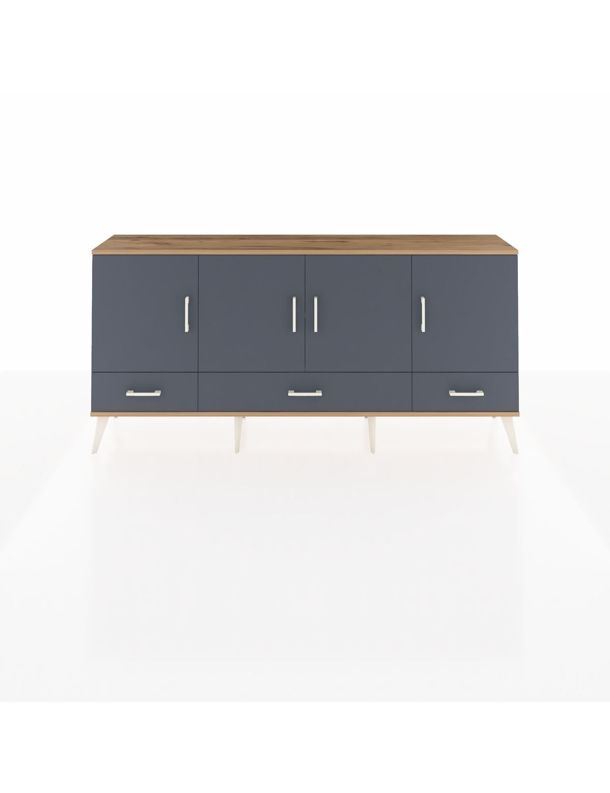 Arges Konsol 6 Raflı 3 Çekmeceli 4 Kapaklı 176x30x83 - S148M009V26A