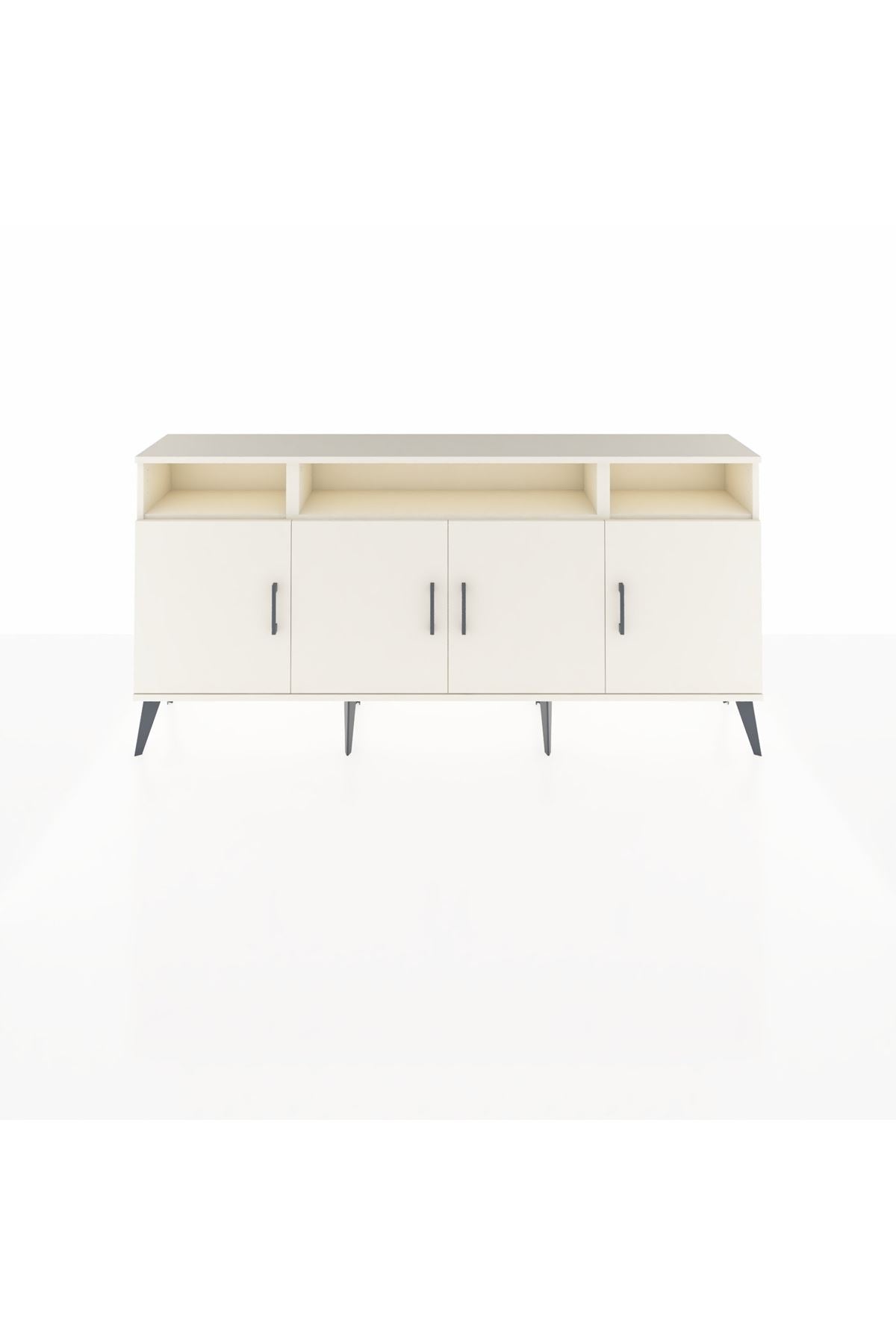 Arges Konsol 6 Raflı 4 Kapaklı 176x30x83 - S148M010V04A