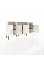 Arges Konsol 6 Raflı 4 Kapaklı 176x30x83 - S148M010V05A