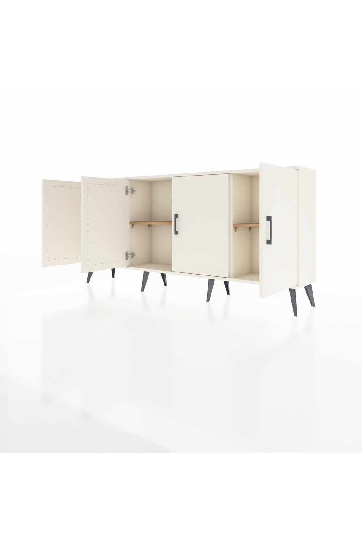 Arges Konsol 3 Raflı 4 Kapaklı 176x30x83 - S148M011V06A