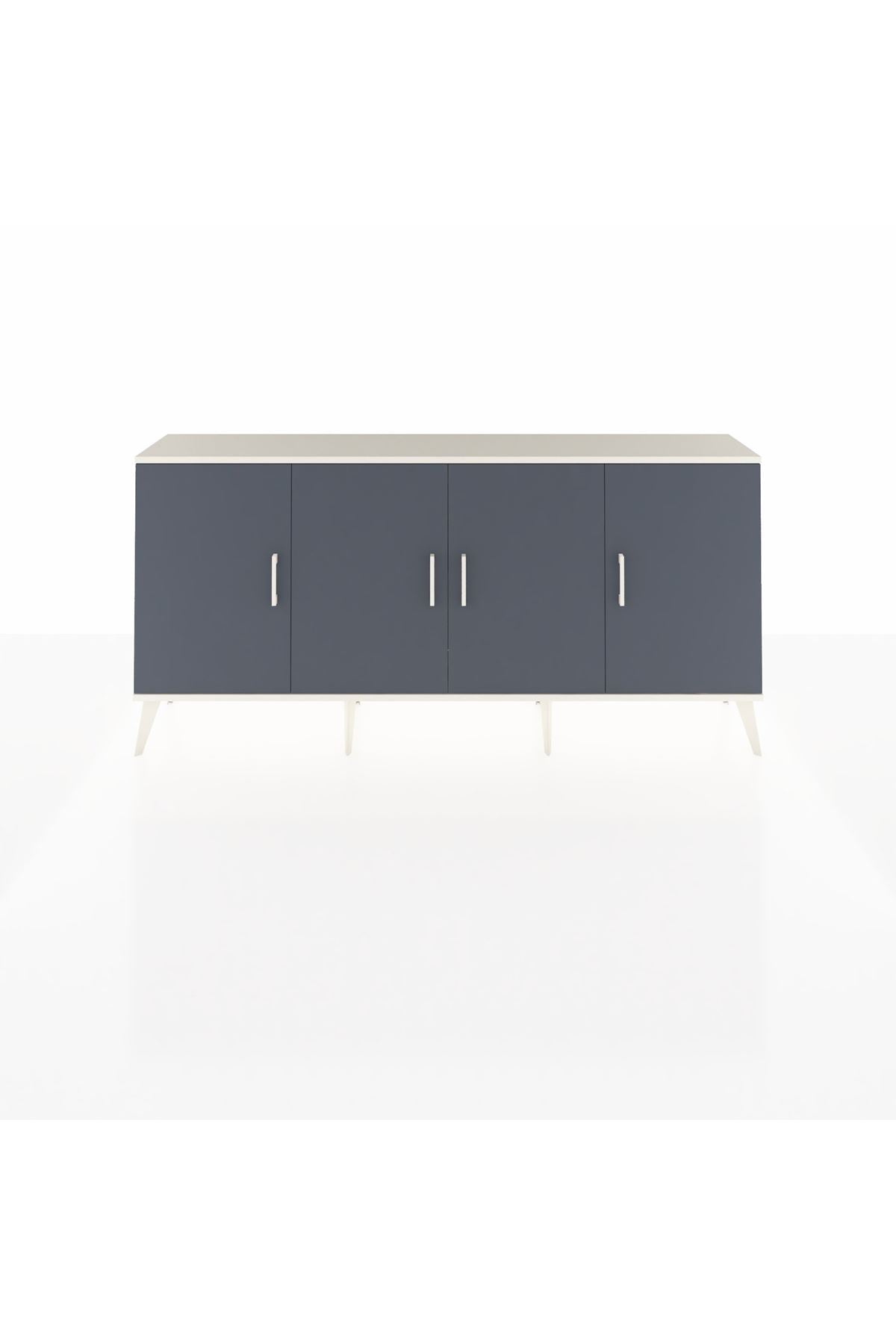 Arges Konsol 3 Raflı 4 Kapaklı 176x30x83 - S148M011V08A