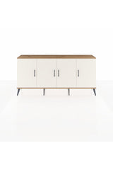 Arges Konsol 3 Raflı 4 Kapaklı 176x30x83