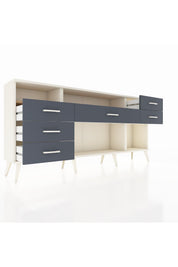 Arges Konsol 2 Raflı 6 Çekmeceli 176x30x83 - S148M012V02A