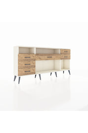 Arges Konsol 2 Raflı 6 Çekmeceli 176x30x83 - S148M012V03A