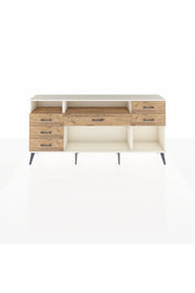 Arges Konsol 2 Raflı 6 Çekmeceli 176x30x83 - S148M012V03A