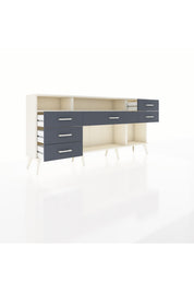 Arges Konsol 2 Raflı 6 Çekmeceli 176x30x83 - S148M012V05A