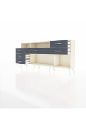 Arges Konsol 2 Raflı 6 Çekmeceli 176x30x83 - S148M012V05A