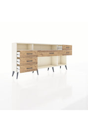 Arges Konsol 2 Raflı 6 Çekmeceli 176x30x83 - S148M012V06A